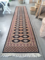 Pakistan Jaldar Hand Woven Wool Long Rug / Hall Runner