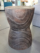 BRAND NEW Round Mocha Hardwood Stool - 3 Available