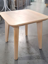 Light Timber Laminate Square Side Table
