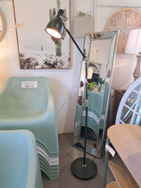 "Ikea" Dark Green Metal Industrial Floor Lamp
