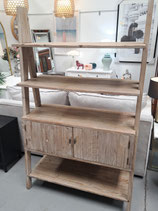 Light Timber Storage Cabinet with Shelving