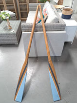 Large Decor Timber Oar - 2 Available