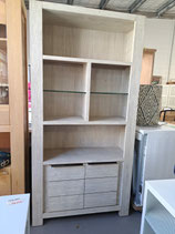 "Freedom" Whitewashed Timber Storage Cabinet