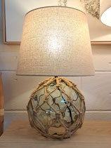 BRAND NEW Green Glass & Rope Buoy Lamp - 4 Available