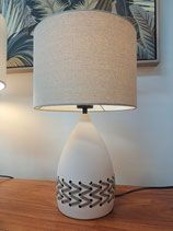 BRAND NEW Cream Weave Lamp - 4 Available