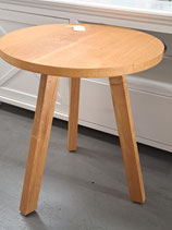 Round Oak Side Table