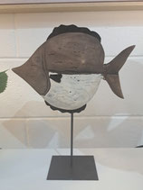 BRAND NEW Wooden Fish on Stand