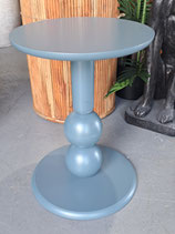 BRAND NEW Round Steel Blue Side Table - 2 Available