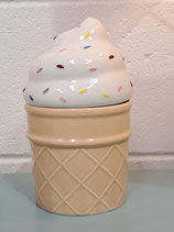 BRAND NEW Ice Cream Cone Ceramic Candle