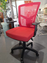 "Pago" Red Adjustable Desk Chair