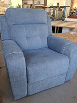 Blue Electric Reclining Lounge Chair