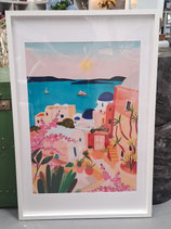 BRAND NEW Framed Greek Isles Print