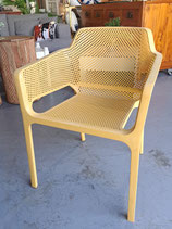 "Nardi" Italian Made Mustard Yellow Weatherproof Armchair