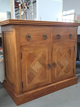 Solid Mangwood Parquetry Sideboard / Cabinet