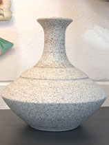 Hand Made Rustic Peppered Grey Ceramic Vase