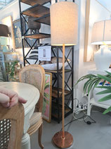 Copper & Timber Colour Floor Lamp