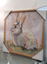 BRAND NEW Framed Bunny Print