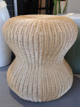 BRAND NEW Weatherproof Natural Wicker Side Table - 2 Available