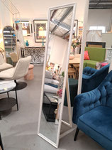 BRAND NEW White & Silver Cheval Mirror