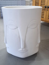 White Face Pot