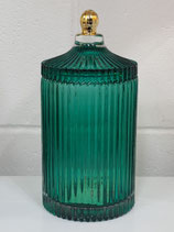 BRAND NEW Green Glass Jar