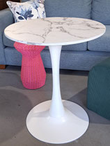 BRAND NEW Round Marble Laminate Top Foyer Table