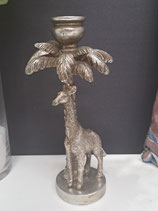 BRAND NEW Silver Giraffe Candle Holder - 2 Available