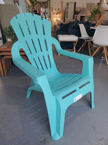 BRAND NEW Italian Made Weatherproof Aqua Adirondack Chair - 8 Available