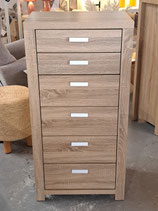 "Harvey Norman" Tall Narrow Timber Laminate Tallboy / Slimboy - 2 Available