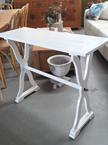EX DISPLAY White Curved Leg Hall Table - 2 Available