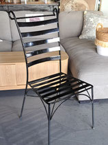 Black Wrought Iron Dining Chair - 10 Available