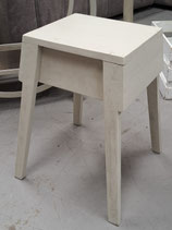 Small Soft Grey Timber Side Table