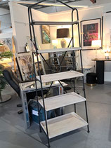 BRAND NEW Tall Black Metal & Timber Bakers Stand
