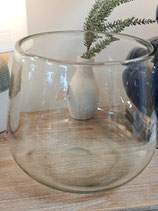 Heavy Thick Glass Vase / Fish Bowl