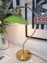 BRAND NEW Gold & Green Glass Lamp - 2 Available