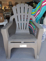BRAND NEW Italian Made Weatherproof Taupe Adirondack Chair - 6 Available