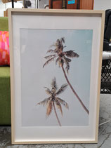 BRAND NEW Framed Leaning Palm Trees Print