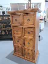 Rustic Timber 8 Drawer Chest of Drawers - 2 Available