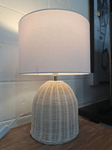 BRAND NEW White Cane Lamp - 2 Available