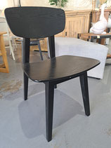 Black Timber Dining Chair - 2 Available