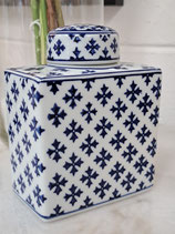 Small Blue & White Ginger Jar