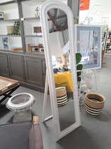BRAND NEW White Arch Top Cheval Mirror