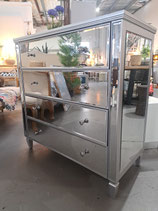 "Diamond" Mirrored Tallboy / Chest of drawers