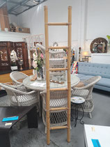 Tall Bamboo Decor Ladder / Towel Holder
