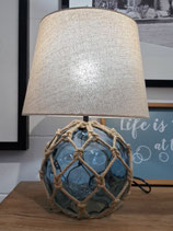 BRAND NEW Nautical Blue Glass & Rope Lamp - 3 Available