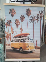 BRAND NEW Yellow Kombi Hanging Canvas Print