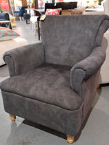 Compact Mottled Green Lounge Chair