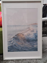 BRAND NEW Framed Wave Break Print