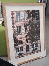 BRAND NEW Glass Framed Parisian Print