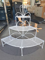 BRAND NEW White Metal Tiered Plant Stand - 2 Available
